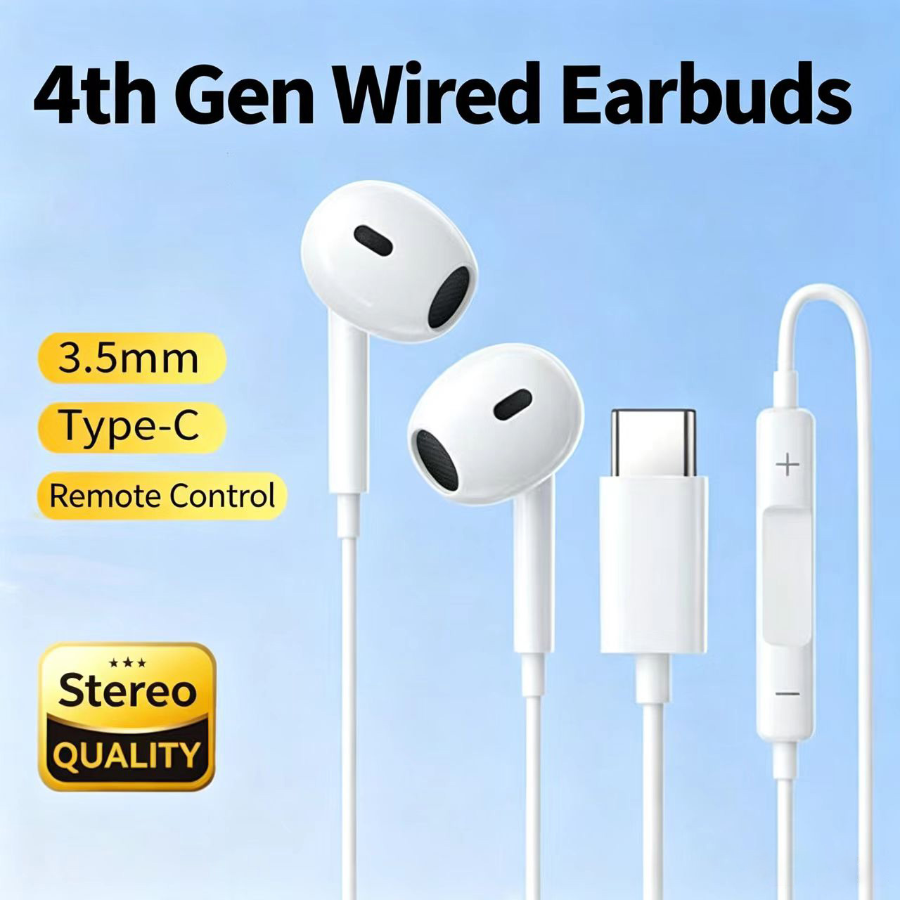 Audiophile Headphone Wired - Fone de ouvido semi-intra-auricular com fio,