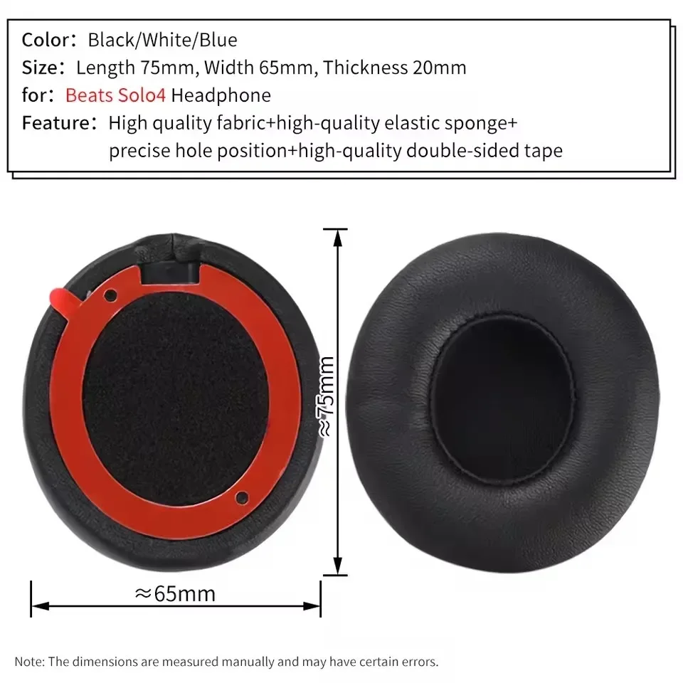 Beats Headphone Solo 4 - Almofadas auriculares adequadas para fones de