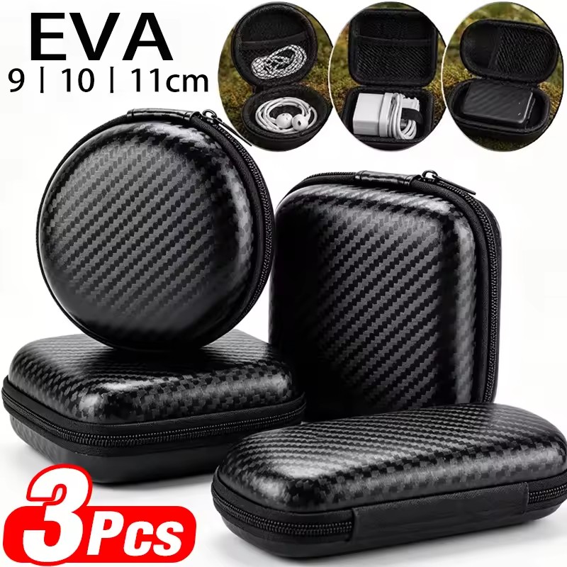 Headphone Case Hard - Estojo Organizador de Cabos e Carregadores